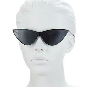 Cat Eye Sunglasses -  Black